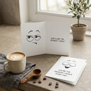 Carte d'amour mignonne Kawaii pour couples