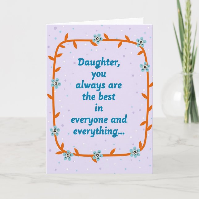 Carte d'amour pour filles (Devant)