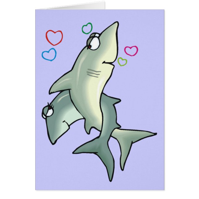 Carte d'amour pour le requin (Devant)