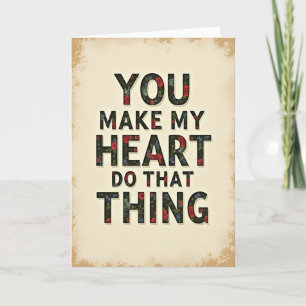 Carte d'amour pour mon cœur