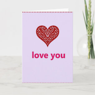 Carte d'amour pour partenaire