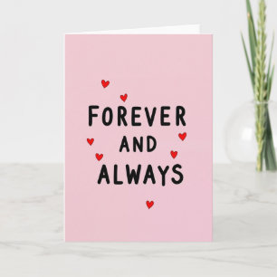 Carte d'amour pour toujours