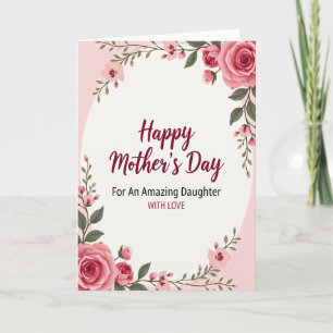 Carte d'amour pour une fille incroyable