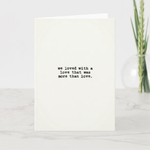 Carte d'amour profond