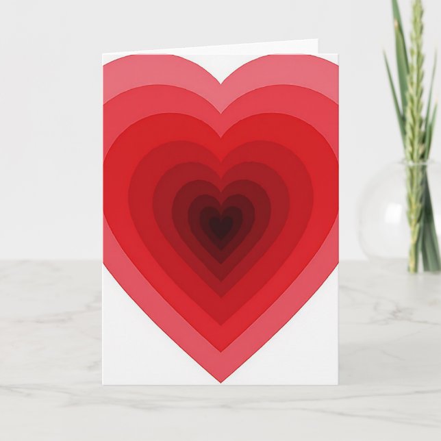 Carte d'amour profond romantique (Devant)
