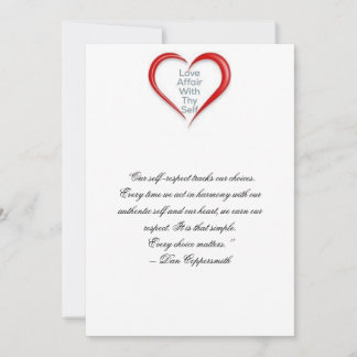 Carte d'amour-propre