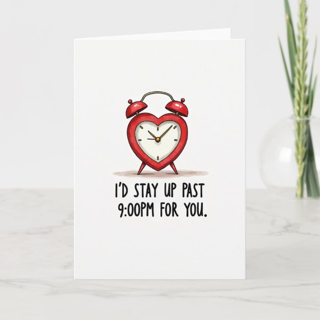 Carte d'amour Reste Éveillé Pour Toi (Devant)