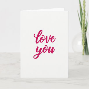 Carte d'amour romantique classique
