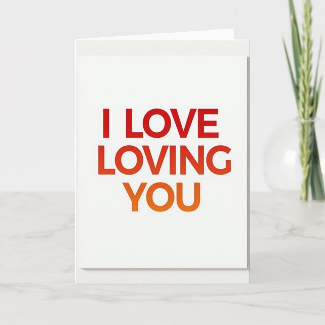 Carte d'amour romantique Je t'aime (Devant)