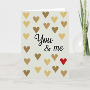 Carte d'amour romantique pour toi et moi