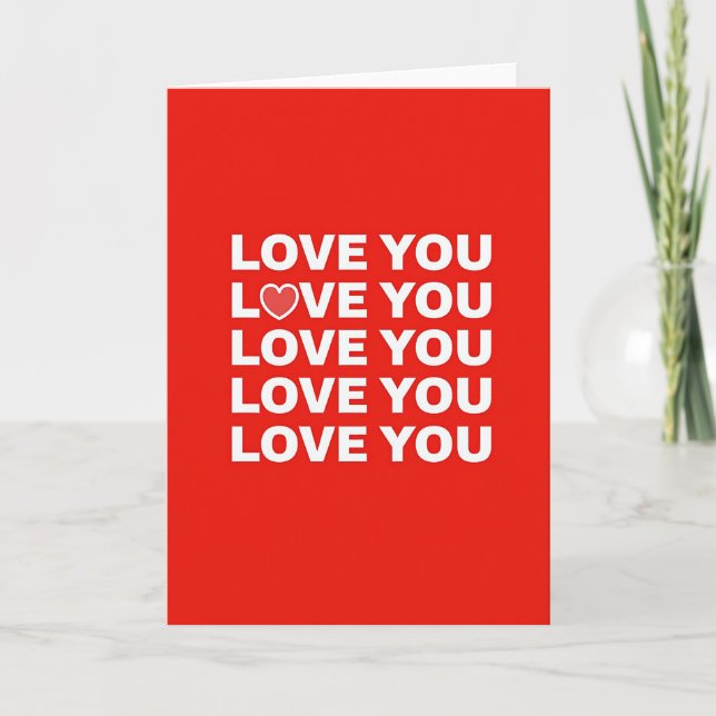 Carte d'amour sans fin (Devant)