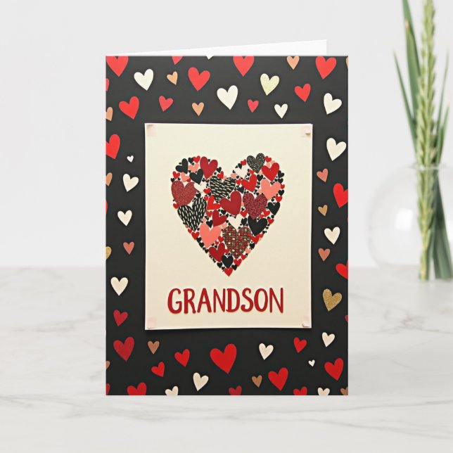 Carte d'amour sincère pour petit-fils (Devant)