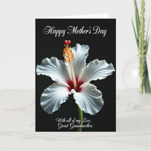 Carte d'amour Stripes Tropical Bloom