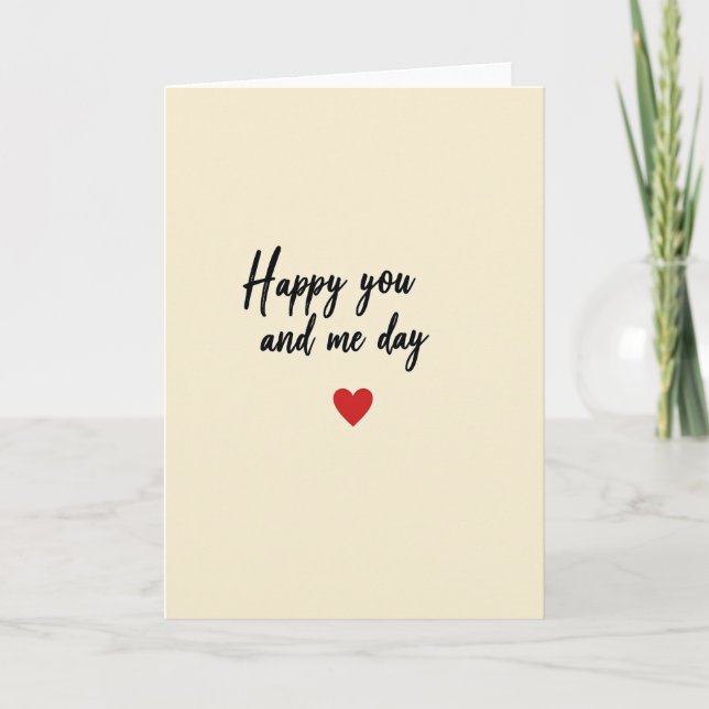 Carte d'amour Toi et Moi (Devant)
