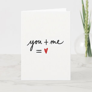 Carte d'amour Toi et Moi