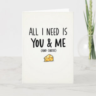 Carte d'amour Toi Moi Et Fromage