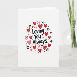 Carte d'amour toujours aimante
