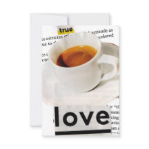 Carte d'amour véritable