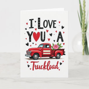 Carte d'amour vintage Truckload