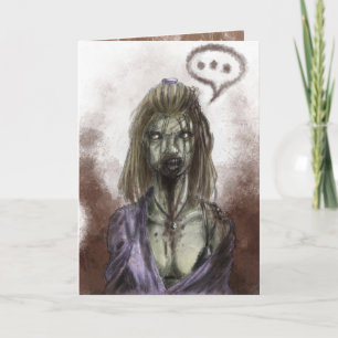 Carte d'amour Zombie