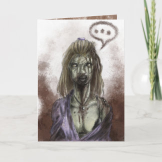 Carte d'amour Zombie