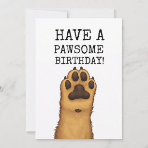 Carte d'Amoureux des chiens d'anniversaire - Avoir