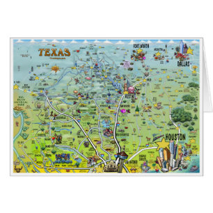 Carte d'amusement du Texas