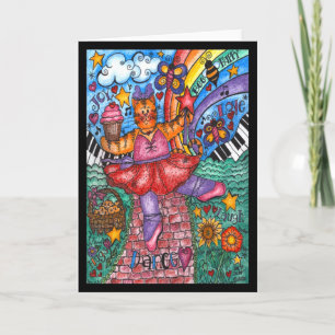 Carte Dance Down the Red Brick Road Card