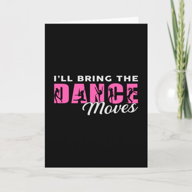 Carte Dancing Ballerina Dance Queen Dancer Ballet Cadeau (Devant)