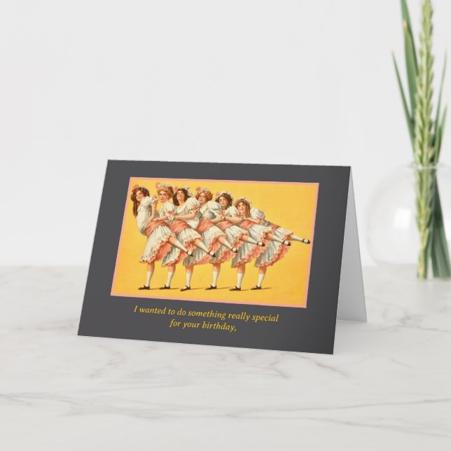 Carte Dancing Days Over Card (Devant)
