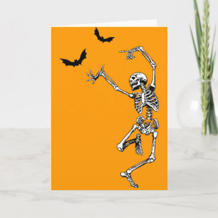 Carte Dancing Skeleton