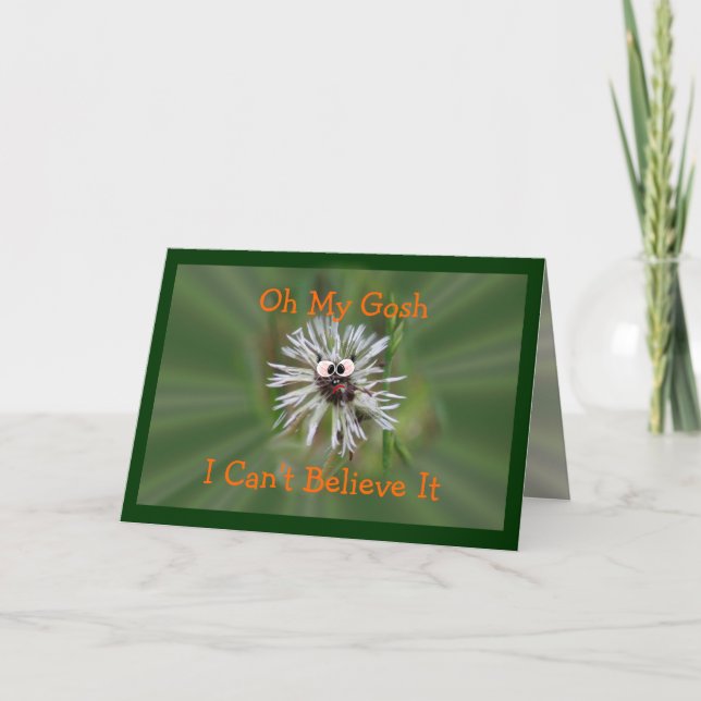 Carte Dandelion Anniversaire Belé- ou toute occasion (Devant)