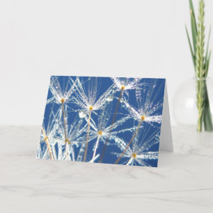 Carte Dandelion pétillant avec poésie puissante de la na