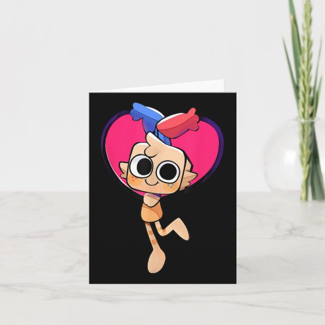 Carte Dandys World Goob Plush Coeur Pour Anniversaire Et (Devant)