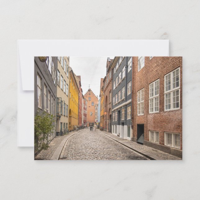 Carte Danemark Copenhague (Devant)