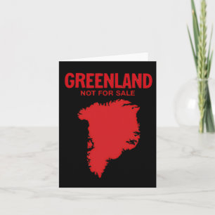 Carte Danemark Le Groenland n'est pas à vendre - Anti Tr