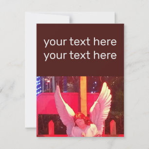 carte d'ange de Noël personnalisable