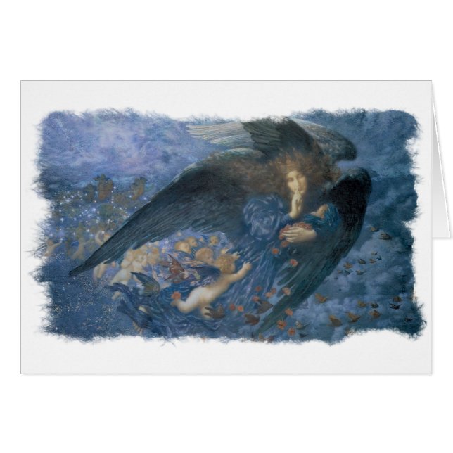 Carte d'ange de nuit (Devant horizontal)