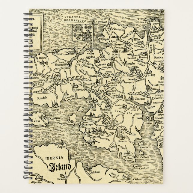 Carte d'Angleterre dans la Geographia Universalis  (Devant)
