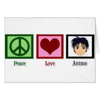 Carte d'Anime Peace Love
