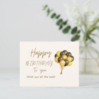 CARTE D'ANNIVERSAIRE