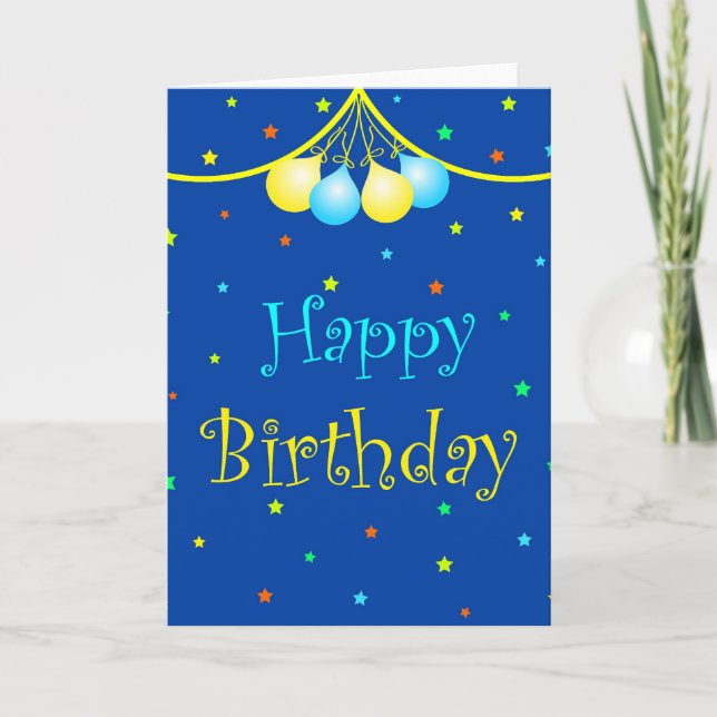 Carte d'anniversaire (Devant)