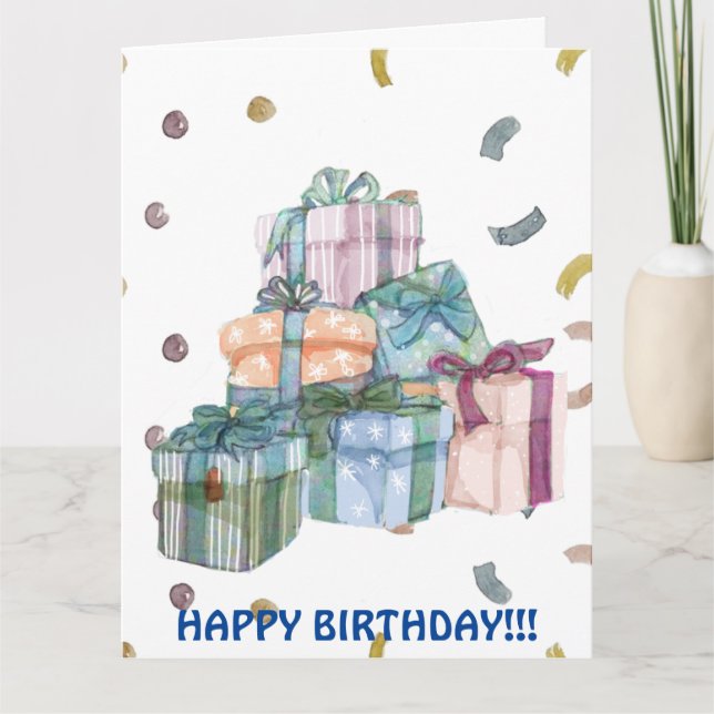 CARTE D'ANNIVERSAIRE (Devant)