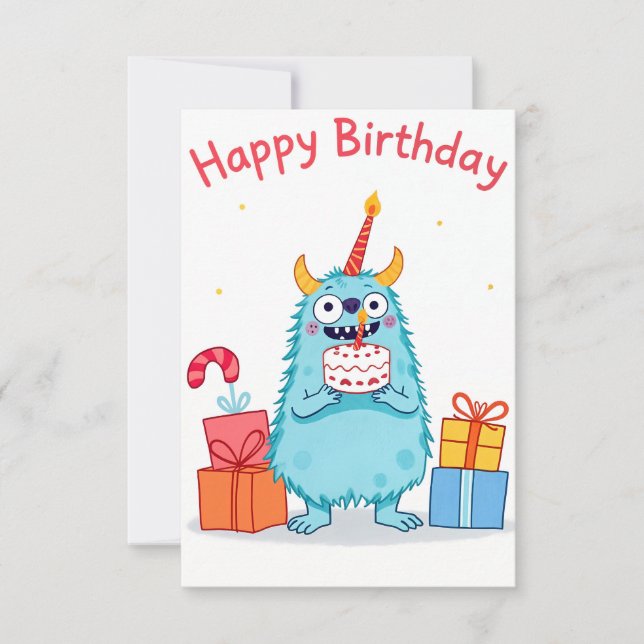 Carte d'anniversaire  (Devant)
