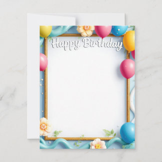 Carte d'anniversaire