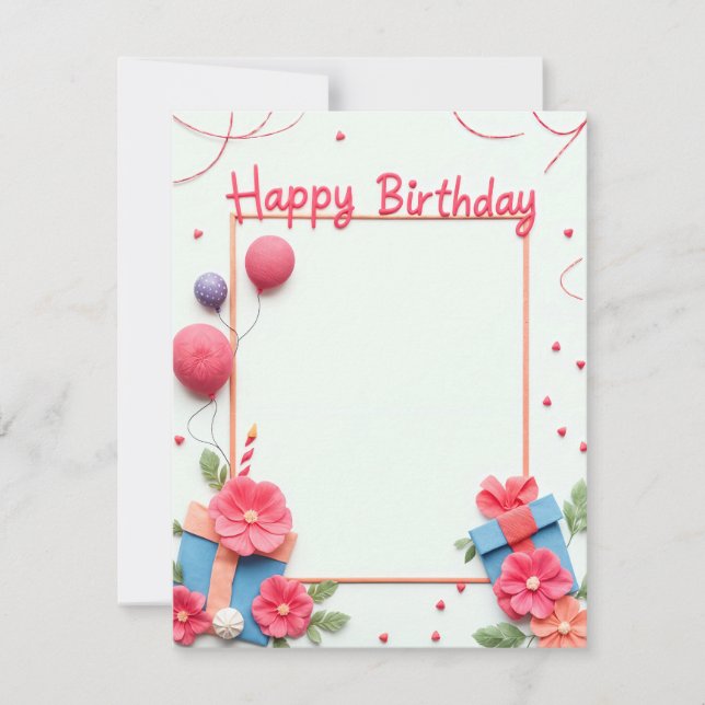 Carte d'anniversaire (Devant)