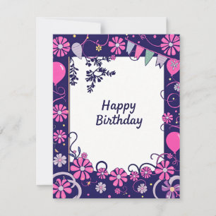 Carte d'anniversaire