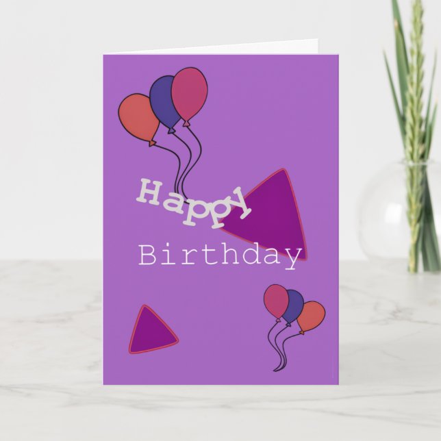 Carte d'anniversaire (Devant)