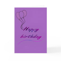 carte d'anniversaire