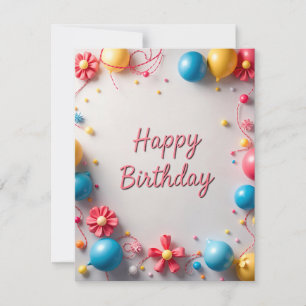 Carte d'anniversaire